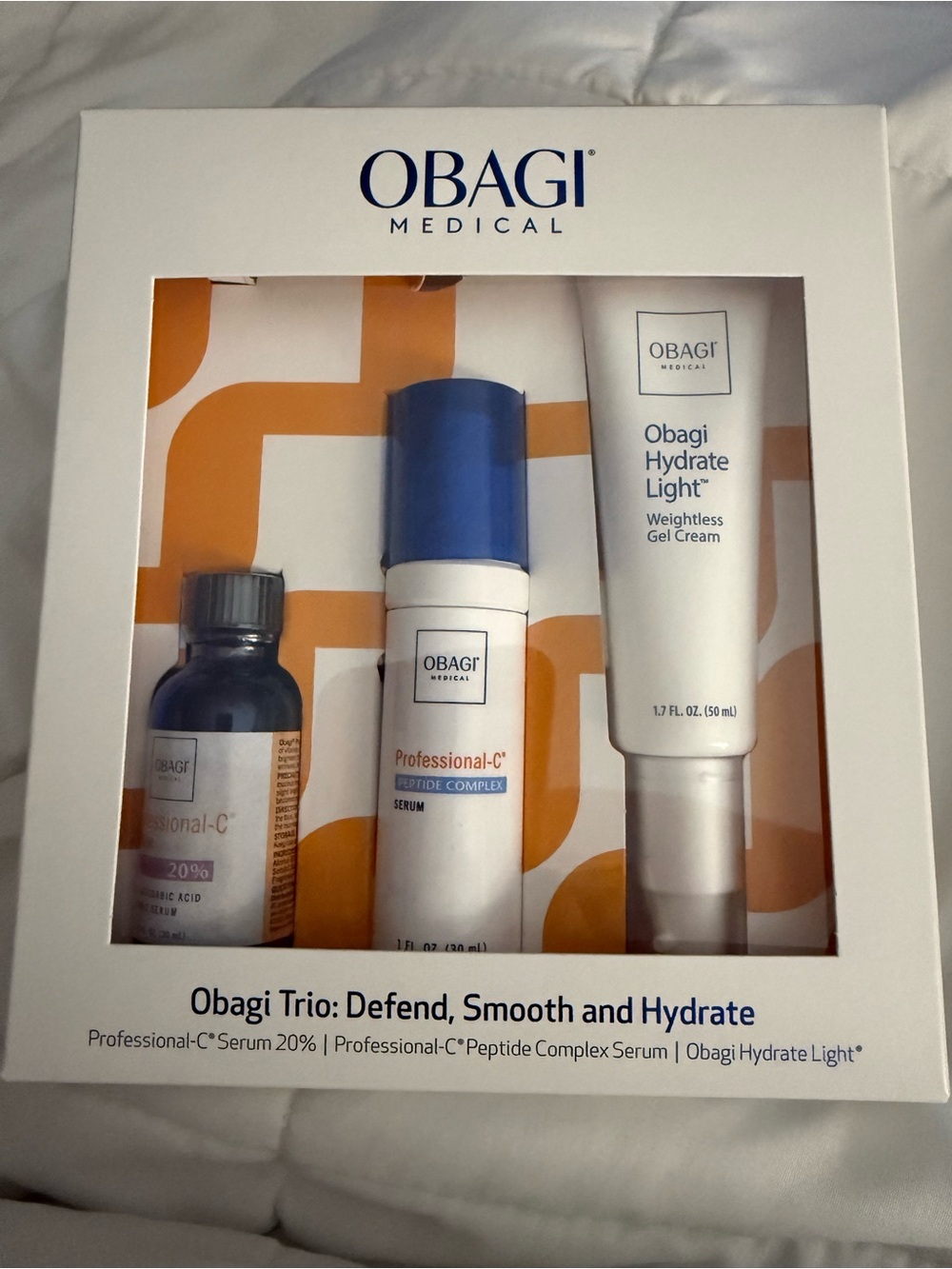 NIB Limited Edition Obagi Medical Trio: Defend, Smooth and Hydrate